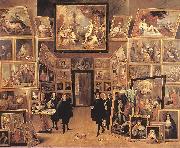 TENIERS, David the Younger Archduke Leopold Wilhelm in his Gallery fyjg oil on canvas